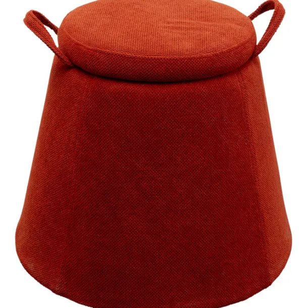 stool_thimble_red_cm_0.webp Clearance KARE Design Stool Thimble Red Ø51cm