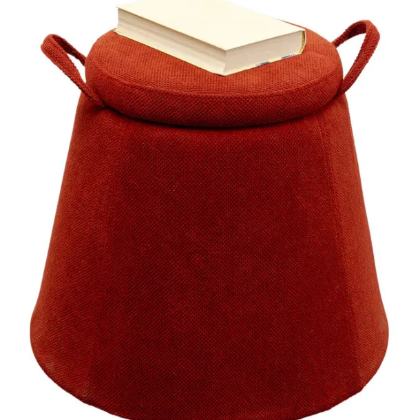 stool_thimble_red_cm_1.webp Clearance KARE Design Stool Thimble Red Ø51cm
