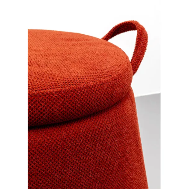 stool_thimble_red_cm_2.webp Clearance KARE Design Stool Thimble Red Ø51cm