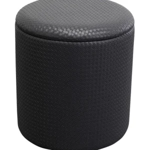 Best KARE Design Stool Venezia Storage Anthracite Ø40cm