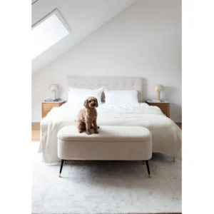 Discount KARE Design Storage Bench Rico White