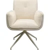 Sale KARE Design Swivel Arm Chair Hilla White
