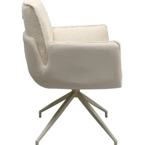 Sale KARE Design Swivel Arm Chair Hilla White