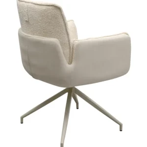 Sale KARE Design Swivel Arm Chair Hilla White