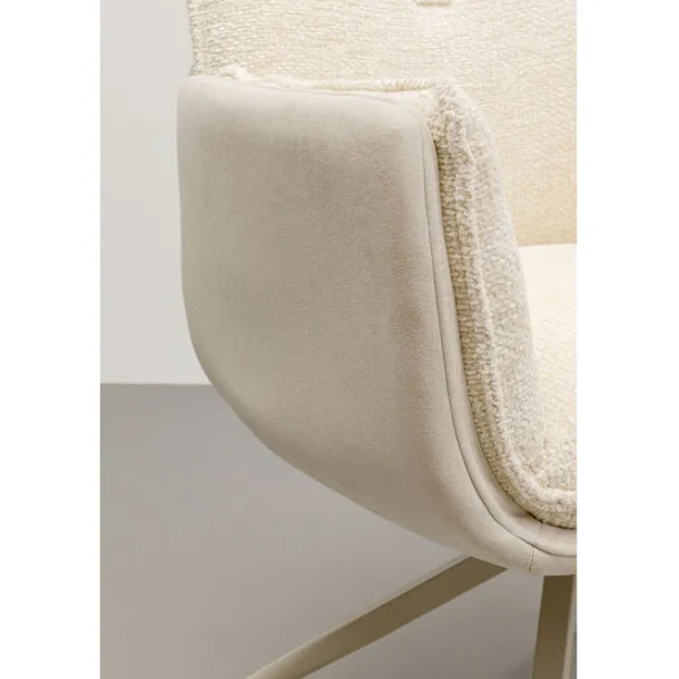 swivel_arm_chair_hilla_wh_7.webp Sale KARE Design Swivel Arm Chair Hilla White