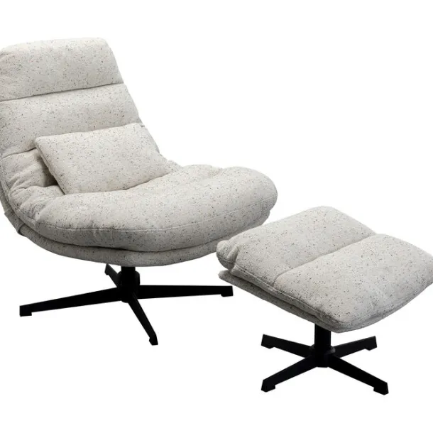 swivel_armchair__stool_co_0.webp Discount KARE Design Swivel Armchair + Stool Columbia