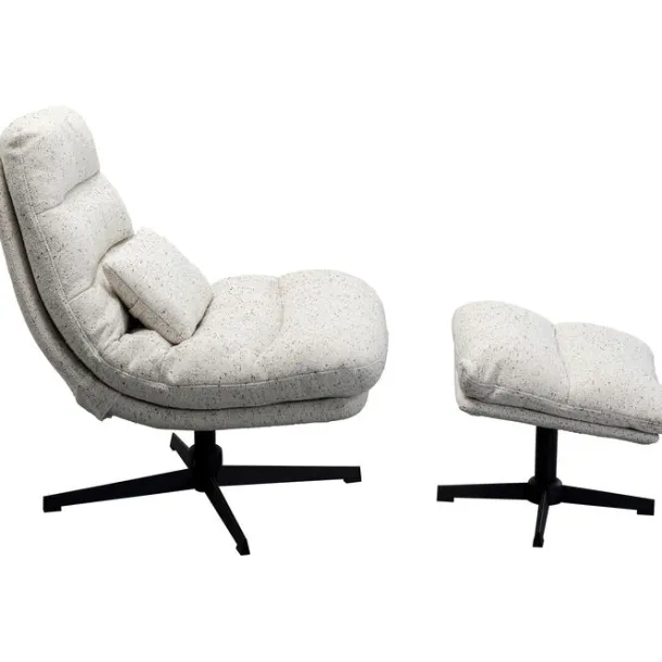 swivel_armchair__stool_co_2.webp Discount KARE Design Swivel Armchair + Stool Columbia