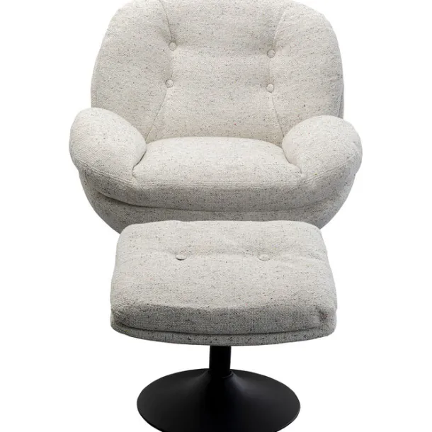 swivel_armchair__stool_st_1.webp New KARE Design Swivel Armchair + Stool Standford