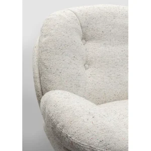 New KARE Design Swivel Armchair + Stool Standford