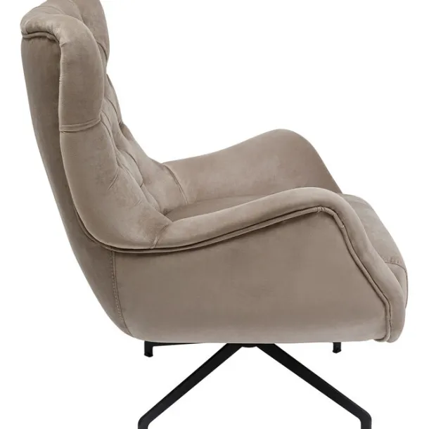 swivel_armchair_bellissim_2.webp Hot KARE Design Swivel Armchair Bellissima Velvet Taupe