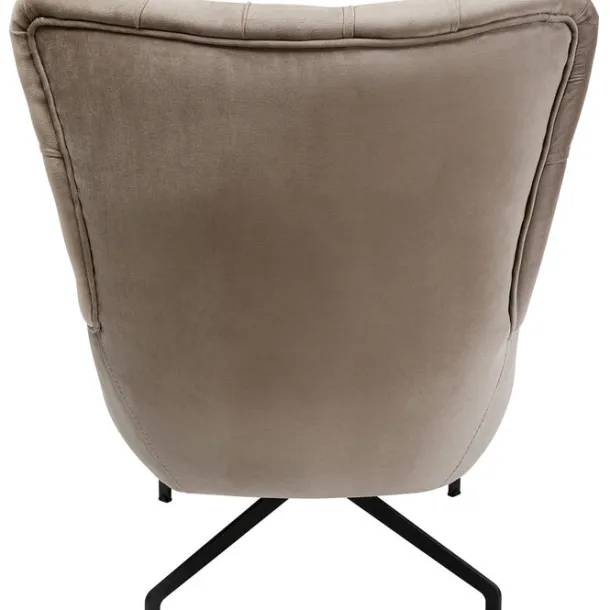 swivel_armchair_bellissim_4.webp Hot KARE Design Swivel Armchair Bellissima Velvet Taupe