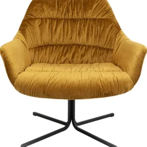 New KARE Design Swivel Armchair Bristol Yellow