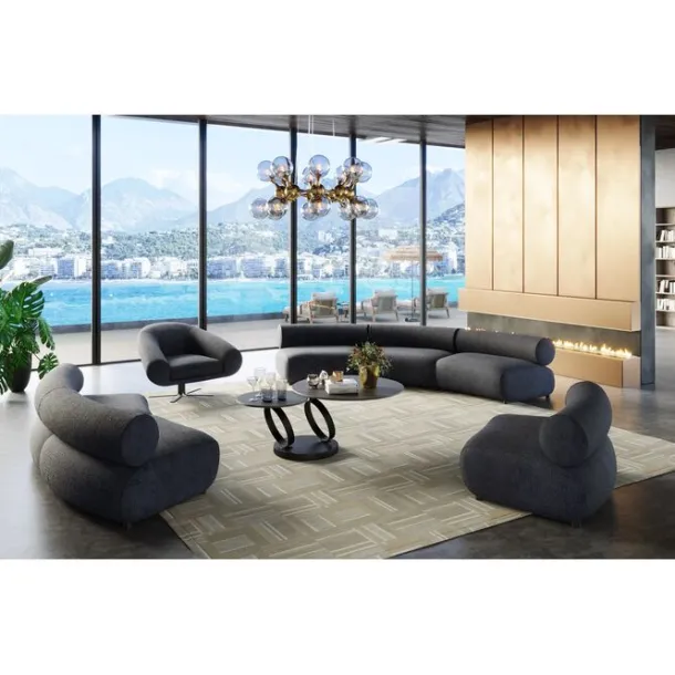 swivel_armchair_ciao_midn_1.webp Best KARE Design Swivel Armchair Ciao Midnight