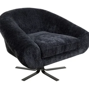 Best KARE Design Swivel Armchair Ciao Midnight