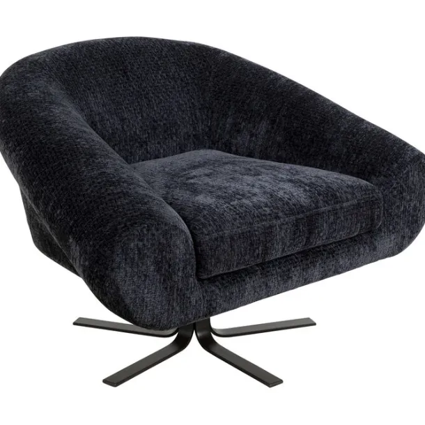 swivel_armchair_ciao_midn_2.webp Best KARE Design Swivel Armchair Ciao Midnight