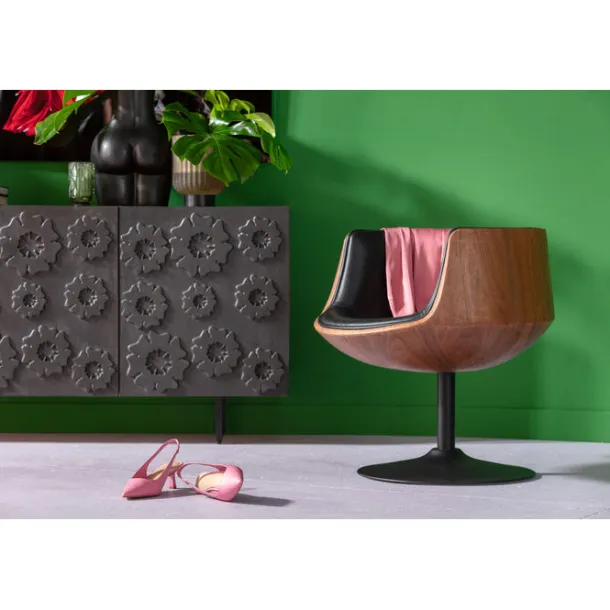 swivel_armchair_club_waln_2.webp Sale KARE Design Swivel Armchair Club Walnut