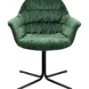 Best KARE Design Swivel Armchair Colmar Green