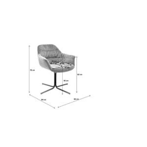 Best KARE Design Swivel Armchair Colmar Green
