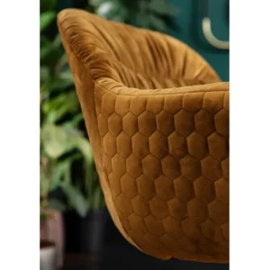 Online KARE Design Swivel Armchair Colmar Yellow
