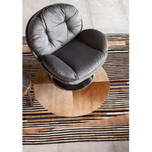 Best KARE Design Swivel Armchair Cosy Grey