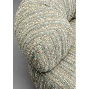 Hot KARE Design Swivel Armchair Couture Stripes Blue
