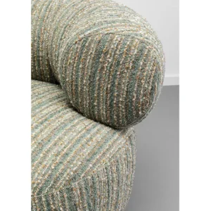Hot KARE Design Swivel Armchair Couture Stripes Blue