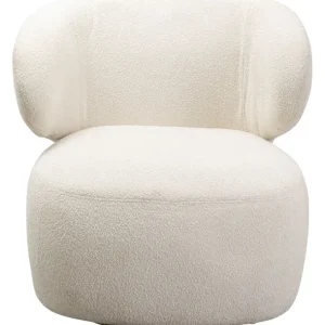 New KARE Design Swivel Armchair Elite Cream