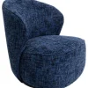 Sale KARE Design Swivel Armchair Ellie Blue