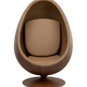 Discount KARE Design Swivel Armchair Eye Ball Walnut