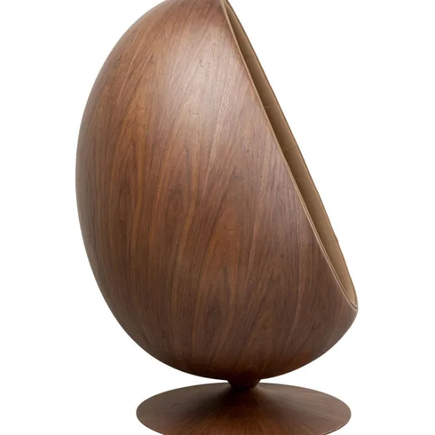 swivel_armchair_eye_ball__2.webp Discount KARE Design Swivel Armchair Eye Ball Walnut