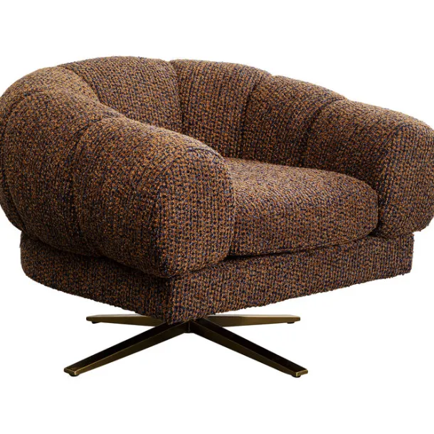 swivel_armchair_janno_bro_1.webp Fashion KARE Design Swivel Armchair Janno Brown
