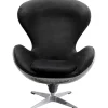 Sale KARE Design Swivel Armchair Lounge Black Graphit