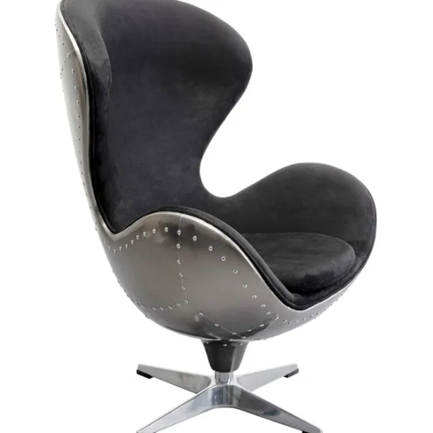 swivel_armchair_lounge_bl_1.webp Sale KARE Design Swivel Armchair Lounge Black Graphit