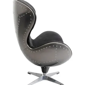 Sale KARE Design Swivel Armchair Lounge Black Graphit