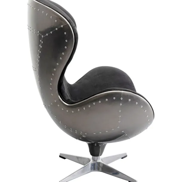 swivel_armchair_lounge_bl_2.webp Sale KARE Design Swivel Armchair Lounge Black Graphit