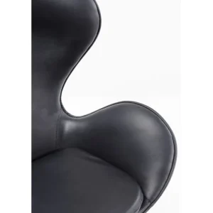 Clearance KARE Design Swivel Armchair Lounge Black Walnut