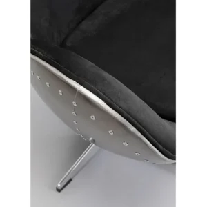 Sale KARE Design Swivel Armchair Lounge Black Graphit