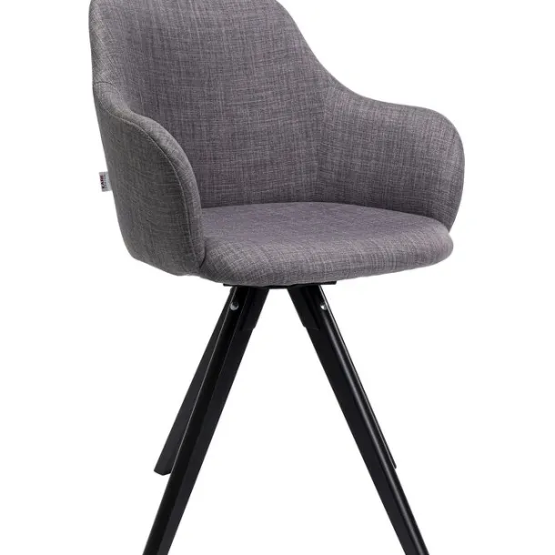 swivel_armchair_madame_gr_1.webp Outlet KARE Design Swivel Armchair Madame Grey