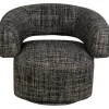 Outlet KARE Design Swivel Armchair Maye Bow Grey