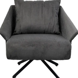 New KARE Design Swivel Armchair Milo Grey