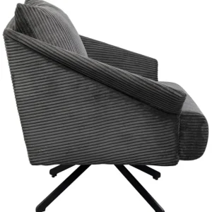 New KARE Design Swivel Armchair Milo Grey