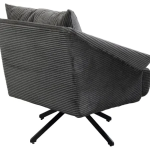 New KARE Design Swivel Armchair Milo Grey
