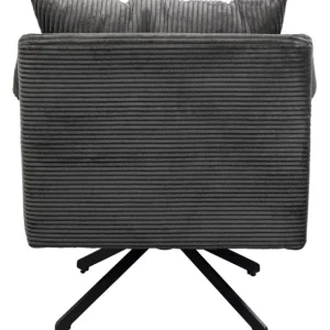 New KARE Design Swivel Armchair Milo Grey