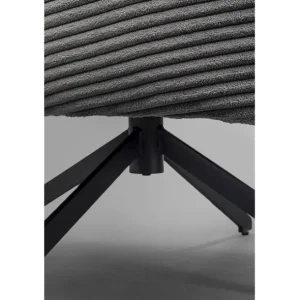 New KARE Design Swivel Armchair Milo Grey
