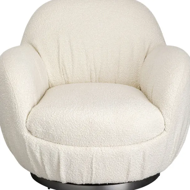 swivel_armchair_nube_bouc_0.webp Best KARE Design Swivel Armchair Nube Boucle