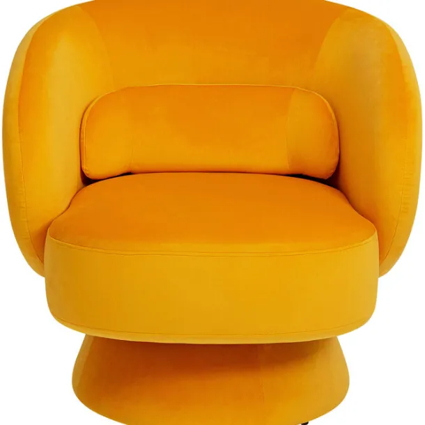 swivel_armchair_orion_yel_0.webp Clearance KARE Design Swivel Armchair Orion Yellow