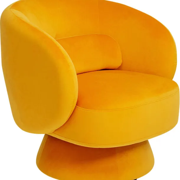 swivel_armchair_orion_yel_1.webp Clearance KARE Design Swivel Armchair Orion Yellow