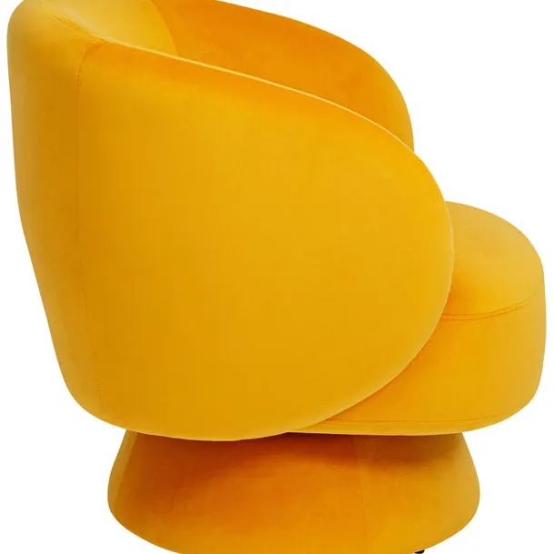 swivel_armchair_orion_yel_2.webp Clearance KARE Design Swivel Armchair Orion Yellow