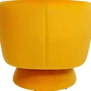 Clearance KARE Design Swivel Armchair Orion Yellow