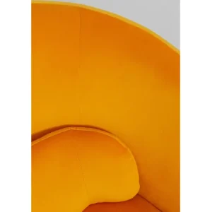 Clearance KARE Design Swivel Armchair Orion Yellow